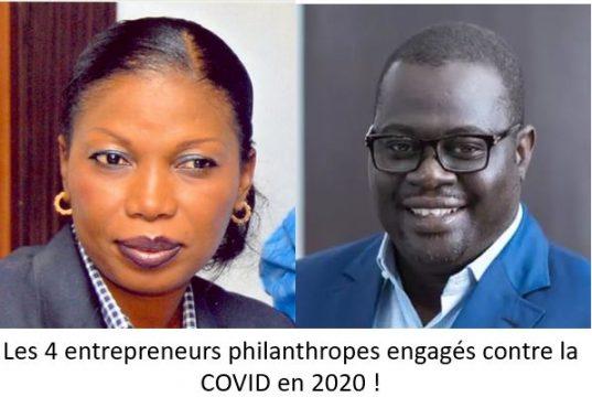 Les 4 entrepreneurs philantrophes engagés contre la COVID en 2020-min