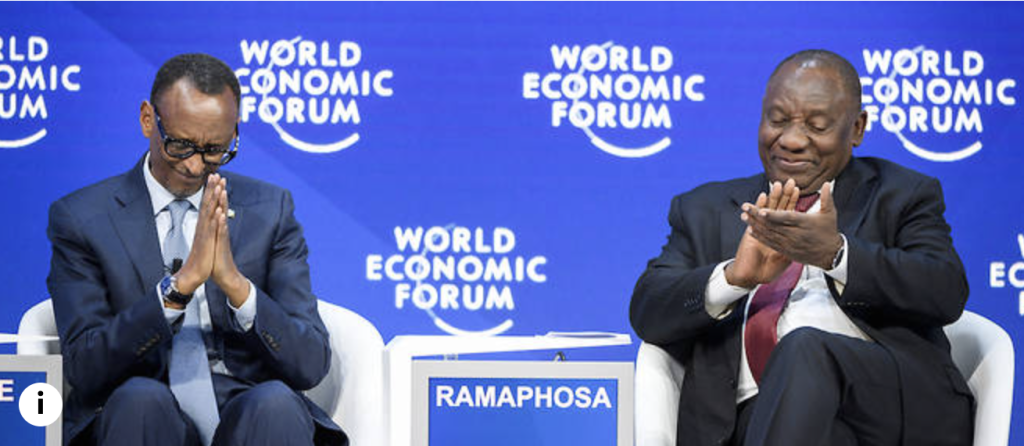 La place de l'Afrique au forum de Davos - Crédit : Le Point